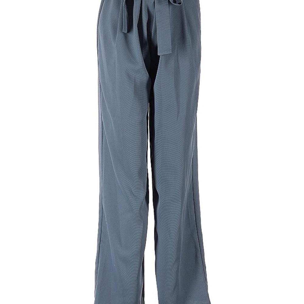 Stylish Blue Wide-Leg Pants